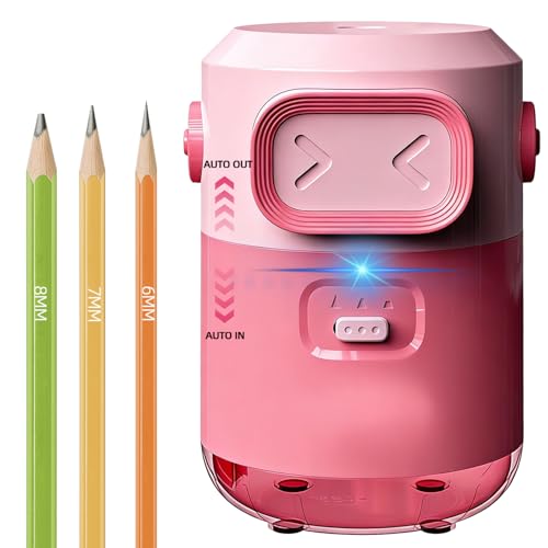 Taille-crayon automatique pour enfants en classe pour dessiner sans effort