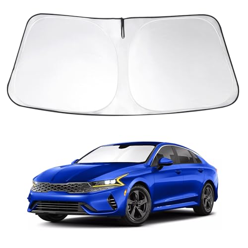Image of Windshield Sun Shade for 2021-2026 Kia K5 /2020-2026 Hyundai Sonata