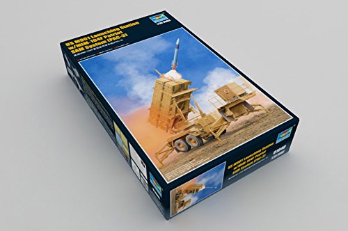 Trumpeter01040 Model Kit US M901 LAUNCHING Station w/MIM 104 °F Patriot Sam System (Pac)