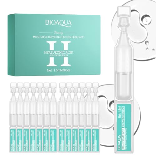 Serum Acido Hialuronico, Ampollas de ácido hialurónico, Hyaluronic Acid Tubes, Ampollas Flash Efecto Lifting Inmediato, Hidratación, Flash, para todos los tipos de piel