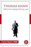 zeitung leipzig traueranzeigen  [Brief an die »Leipziger Zeitung«, 1947] (Fischer Klassik Plus)