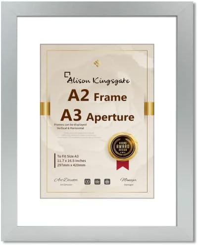 Modern Black 12x10 Photo Frame With Mount Photo Frame for Image Size 10 x 8 Inches, With Clear Perspex Sheet, to Hang Portrait or Landscape (12x10 For 10x8 Image Size, Black)