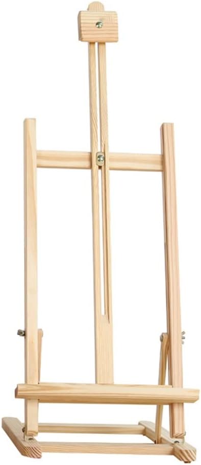 Small Table Top Easel Sketching Stand Display Stand Pine Oil Painting Stand Multi-Coloured