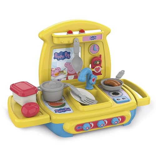 Chicos - Cuisine Jouet de Table Peppa Pig Premier Kitchen | Comprend 17 Accessoires | À partir de...