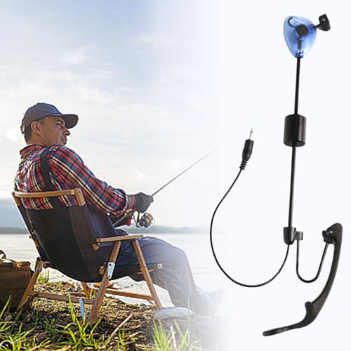 Detector de teclas de pesca evita perder capturas alarma para caña de pescar LED 2