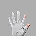 Pulcykp Women's Gloves Short Spring Summer Cycling Half Finger Thin Cotton Driving Outdoor Gloves