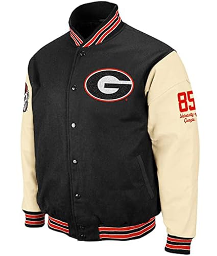 Georgia Bulldog Varsity Jacket For Men's2