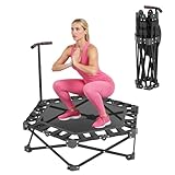 Photo Gallery zakvop mini trampolino pieghevole, trampolino da fitness per interni con manico regolabile, mini rampolino per adulti 106 cm, trampolino da interno stabile 275 kg Photo Gallery zakvop mini trampolino pieghevole, trampolino da fitness per interni con manico regolabile, mini rampolino per adulti 106 cm, trampolino da interno stabile 275 kg