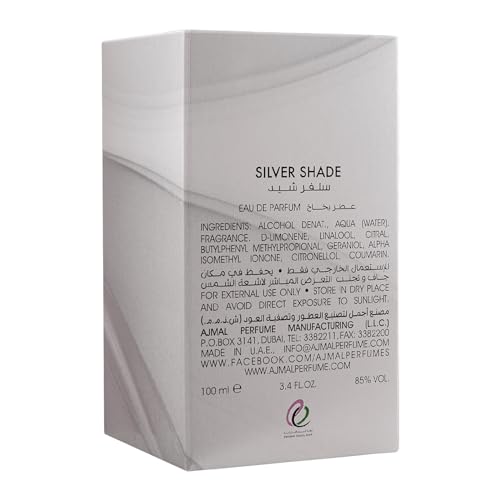 Ajmal Silver Shade EDP Citrus Perfume for Men, 100 ml - Image 6