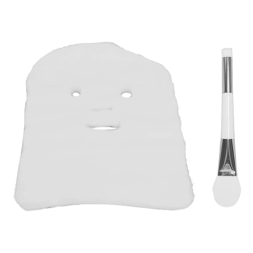 Miniatura 9 de Juego de 100 máscaras faciales de hojas, mascarillas para el cuidado de la cara, juego de mascarillas desechables de gasa, fuerte absorción de agua,