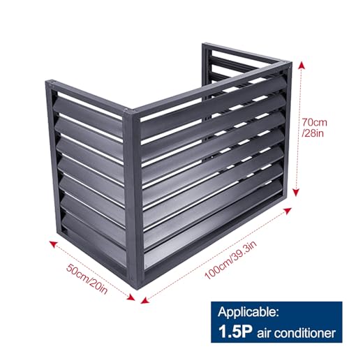 Cubierta de aluminio para aire acondicionado exterior y bomba de calor 2