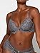 Smart & Sexy Women's Seasonal Signature Lace Push-up Bra Fashion Colors, Anthracite, 34C