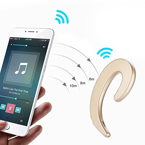 Auricular Bluetooth Diyeeni diseño indoloro ligero dorado miniatura 6