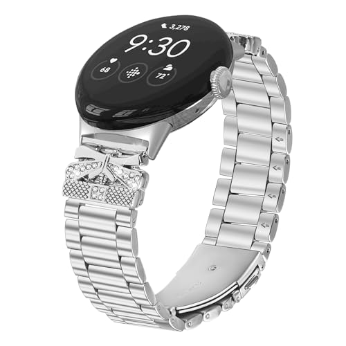 AsohsEN ���^���o���h Google Pixel Watch 3 41mm ���f�B�[�X �����Y ���߉\ �X�e�����X�X�`�[�� ���^�� �X�|�[�c ���X�g�o���h �����p�X�g���b�v Google Pixel Watch 2�p, One Size, ����, 