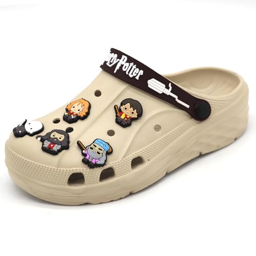 Image of SVAAR x Harry Potter Men's Magical Clogs with 10 Authentic Harry Potter Charms Included and Adjustable Back Strap