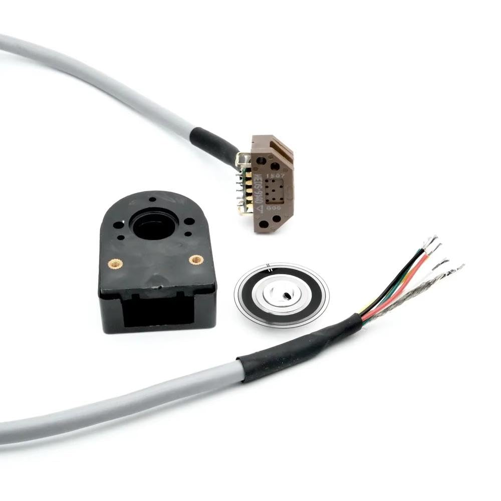 Módulo codificador Codificador HEDS-9100 9140 100cpr 200 360 400 500 1000PPR 25,4mm 3MM-10MM(360PPR - ABZ,8mm Code hole)