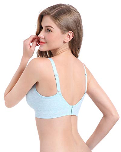 Image of Suekaphin 5PACK Nursing Bra Wireless Bra Women's Sleeping Maternity Bra Breastfeeding Bra