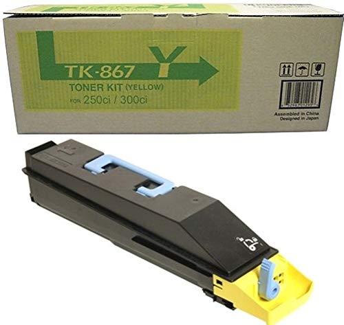 Toner jaune TK-867Y Kyocera pour imprimante TASKalfa 250ci
