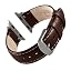 Dark Chestnut/Natural Thread, Matte Silver Hardware