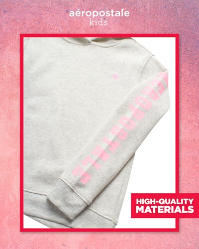 Image of AEROPOSTALE Girls Joggers Set - 3 Piece Puffer Vest, Pullover Hoodie and Cargo Jogger Sweatpants for Girls (Sizes: 4-16)