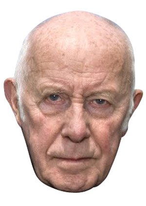 FoxyPrinting Richard Wilson Victor Meldrew Celebrity Cardboard Party Face Mask Fancy Dress