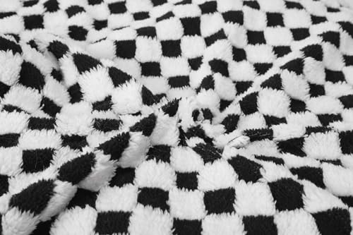 Beruhigend Hundeschlafsack, Hundebett Orthopädisch mit Dach, Flauschig Katzenkörbchen Waschbar mit Kapuze, Abnehmbar und Waschbar Katzenschlafsack Hundekorb für Kleine Mittelgroße Hunde(Square Grid,75