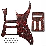 Pickguard IBANEZ IB 7 V pour guitare électrique 3 couches en PVC avec 10 trous de vis pour un ajustement précis et une protection fiable (D)