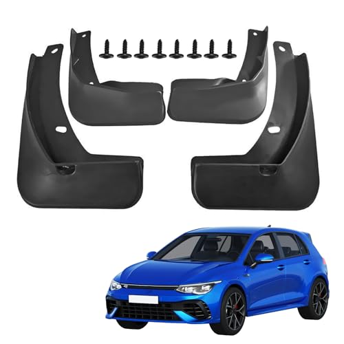Mud Flaps Splash Guards for VW Golf Mk7, 4 Pcs Splashproof Front Rear Car Fenders, No Drilling Auto Mudguards, Decorative Wheel Protection Baffle Accessories Easy Installation - Image 7