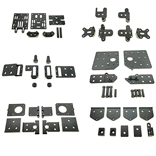 Lysee 3D Printer Parts & Accessories - Upgrading T8 Thread Rod BLV MGN Cube 3D Printer All Metal Upgrade Kit BLV CNC Aluminum Alloy Metal Mount Bracket - (Color: Triple Z axis)