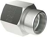Cubierta de zinc-níquel Acoplamiento de espárrago hembra recto, GAI 14-SR1 / 2\"