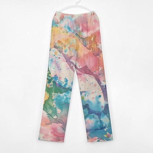 Watercolor Snake Skin Tie-dyeChildren's Casual Pajamas130CM2