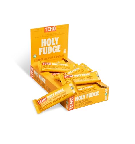 TCHO Holy Fudge Chocolate Truffle Bars - 100% Plant-Based Organic