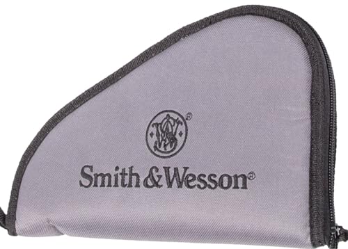 S&W 110 018 Funda con Cremallera Arma Corta Small, Gris, Talla Única