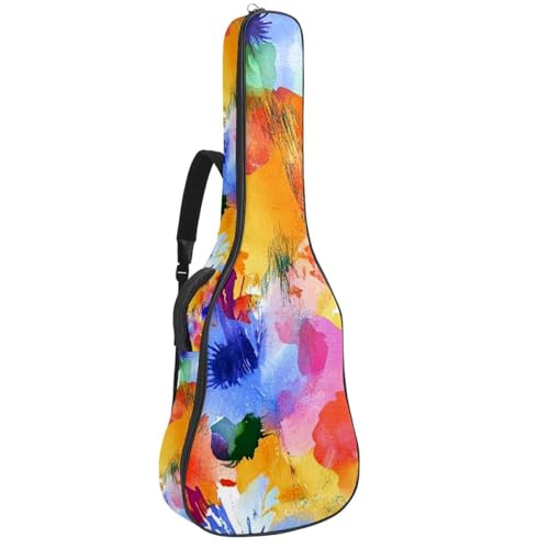 Housse guitare basse et électrique imperméable en tissu Oxford coloré