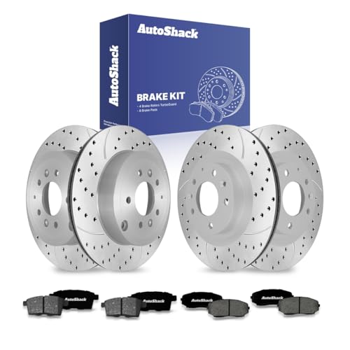 AutoShack Coated Rotors & Pads for Mazda CX-9 2015