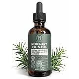 Aceite de Romero para el Cabello – Mezcla Capilar con Aceite de Jojoba, Almendra, Menta y Lavanda, Textura Ligera para Crecimiento, Fortalecimiento y Cuidado del Cuero Cabelludo (60 ml / 2 fl oz)