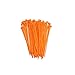ZipTie.com 4-inch HI-Vis Orange Multi-Purpose Cable Tie, 18-lb Tensile Strength, UL Listed, 100-Pack