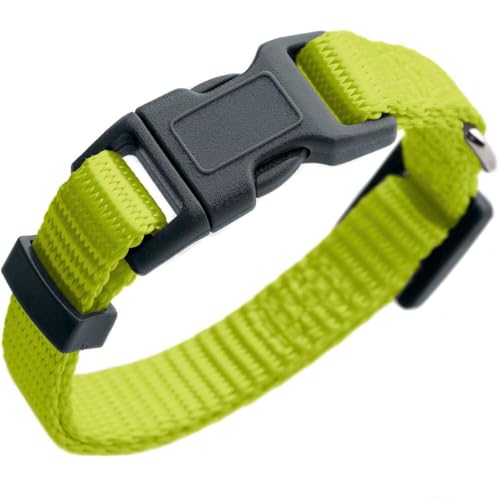 Hunter Halsung London Vario Basic Mini | Limette | Größe 14-20/XXS-XS | mit Sicherheitsverschluss | weich & flexibel | reißfest & schnelltrocknend | pflegeleicht & formstabil | langlebig