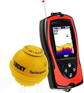 Lucky Wireless Sonar Fish Finder Light Lure Sensor Fishfinder Sea Fishing 45m Depth