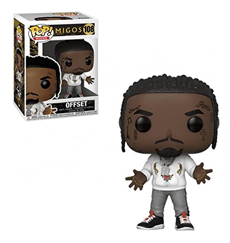 Funko Figurines Pop! Vinyl: Rocks: Migos: Offset - Les Beatles, Paul McCartney, John Lennon, RIngo Starr, George Harrison Funko Figurines Pop! Vinyl: Rocks: Migos: Offset