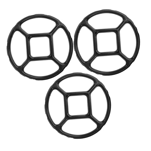 HEALEEP 3pièces Support De Cuisinière à Gaz Pour Petites Casseroles Anneau De Wok Pour Cuisinière à Gaz Accessoire De Cuisine Compact