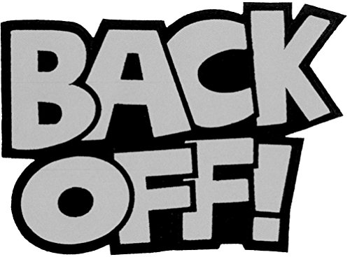 Klicnow Dos Off (réfléchissant) 20,3 cm Patch 20 cm x 14 cm (20,3 cm X 5 3/10,2 cm)