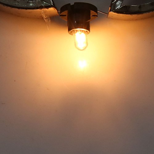 uxcell 5 unidades mini lámpara LED T4 ámbar para auto miniatura 3