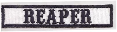 MC Men of Mayhem original Biker Rang Badge REAPER Embroidery Patch