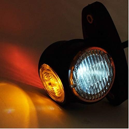 Lot De 2 Feux De Gabarit LED 12/24V - Rouge/Orange/Blanc Pour Camion, Caravane, Bus