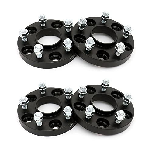  Hicks Distanziali Ruota 5 x 4,5 x 20 mm di Spessore distanziale per Ruota 64,1 mm Foro mozzo con Perno M12 x 1,5 Adatto per Honda Civic 2006-2022 Honda CR-V, 1998-2004 Honda Odyssey, Set di 4