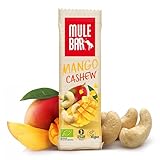 Mulebar - Barrita Energética de Mango y Anacardos, Ecológica (15 x 40g)