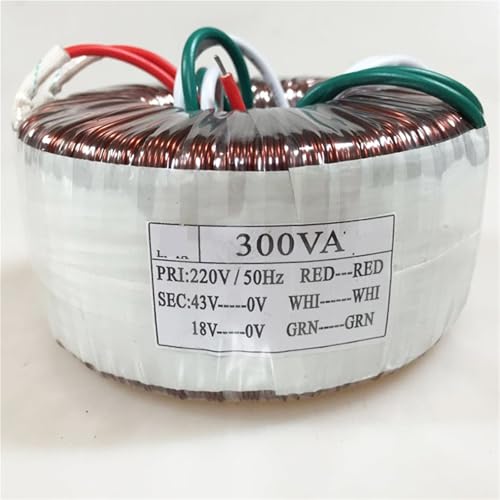 Transformateur toroïdal 300W AC 220V 43V 18V alimentation bétail sur mesure pas à pas