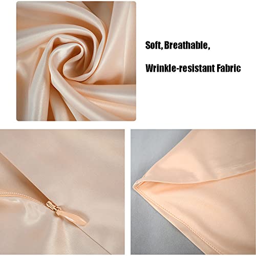 Mangmao Y2K Mini Dress Satin Strapless Mini Dress Tube Ruched Bodycon Dress Going Out Dress For Women Wedding Guest Cocktail Party (Champagne,S,Small) #TOP6