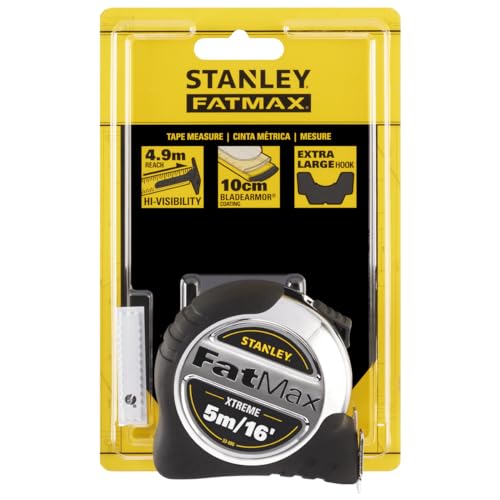 STANLEY Fatmax 5m/16ft Tape Measure, 5-33-886 8 STANLEY Fatmax 5m/16ft Tape Measure, 5-33-886 - Image 8